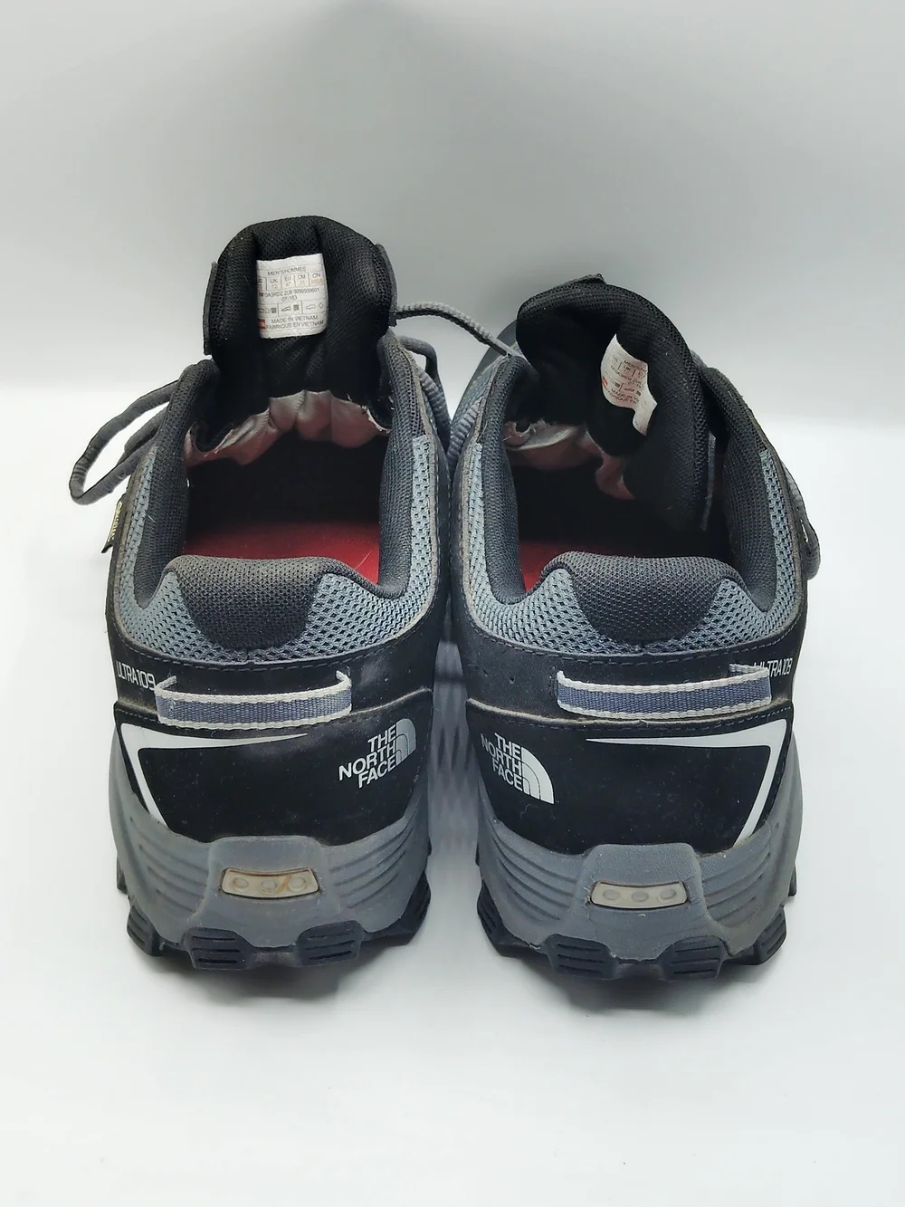 The North Face Men's Gray/Black Trail Hiking Shoes